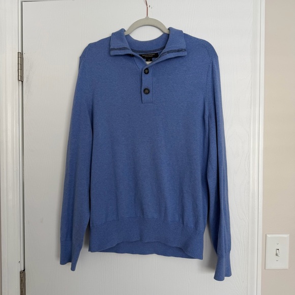 Banana Republic Other - Banana Republic Men's Cotton Cashmere Sweater Blue